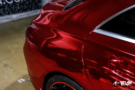 [광명랩핑 - 에이오리진] 벤츠 CLA45 AMG 레드크롬 전체랩핑 시공후기 / 안산,시흥,화성