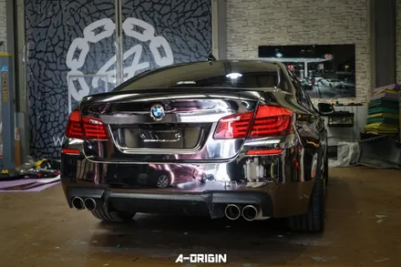 [에이오리진] bmw 5시리즈 블랙크롬 전체랩핑 !! / 안산,시흥,화성