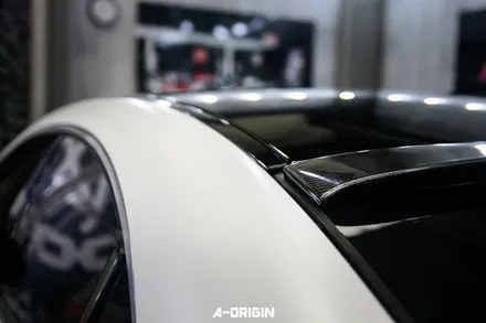 [ 안산랩핑 - 에이오리진 ] 벤츠 cls63 amg 레이즈 사틴펄화이트 전체랩핑 시공후기 / 안산,시흥,화성
