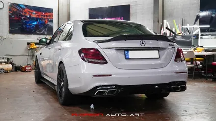 크레용 컬러의 대명사 벤츠 e63amg 레이즈 쿨그레이 / 안산,시흥,화성