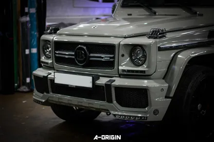 [ 서울랩핑 - 에이오리진 ] 벤츠 G63 AMG G바겐 레이즈 카키그린 전체랩핑 시공 고광택랩핑 부라부스 / 안산,시흥,화성