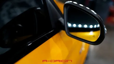 벤츠 C63AMG 레이즈 고스트옐로우 전체랩핑 시공후기 / 안산,시흥,화성