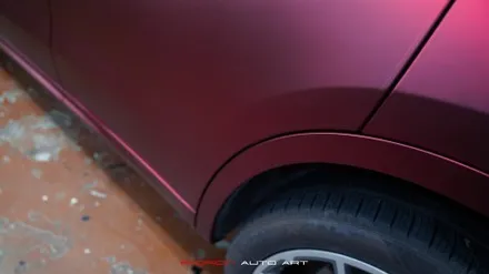 마세라티 르반떼 사틴레드크롬 전체랩핑 후기^^ / 안산,시흥,화성