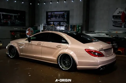 [ 서울랩핑 - 에이오리진 ] 벤츠 CLS63 AMG 레이즈 사하라베이지 전체랩핑 시공!!! / 안산,시흥,화성