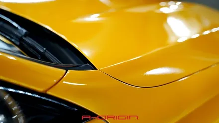 벤츠 C63AMG 레이즈 고스트옐로우 전체랩핑 시공후기 / 안산,시흥,화성