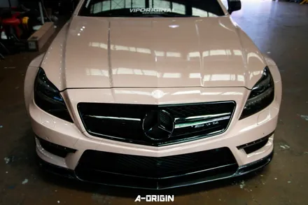 [ 서울랩핑 - 에이오리진 ] 벤츠 CLS63 AMG 레이즈 사하라베이지 전체랩핑 시공!!! / 안산,시흥,화성