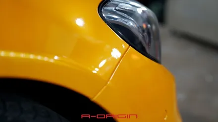 벤츠 C63AMG 레이즈 고스트옐로우 전체랩핑 시공후기 / 안산,시흥,화성