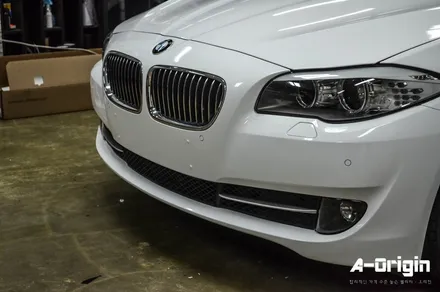 [안양카스킨 - 에이오리진] BMW 520D 전체랩핑 (은색->화이트 전체랩핑) / 안산,시흥,화성