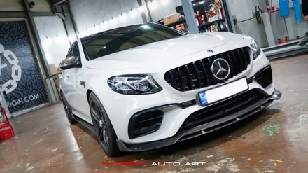 크레용 컬러의 대명사 벤츠 e63amg 레이즈 쿨그레이 / 안산,시흥,화성