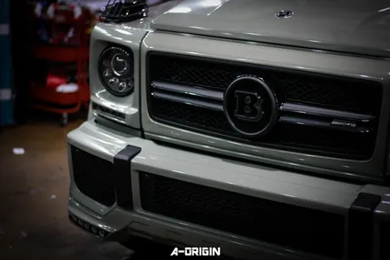 [ 서울랩핑 - 에이오리진 ] 벤츠 G63 AMG G바겐 레이즈 카키그린 전체랩핑 시공 고광택랩핑 부라부스 / 안산,시흥,화성