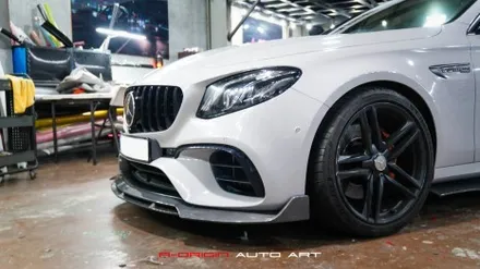 크레용 컬러의 대명사 벤츠 e63amg 레이즈 쿨그레이 / 안산,시흥,화성