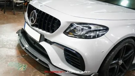 크레용 컬러의 대명사 벤츠 e63amg 레이즈 쿨그레이 / 안산,시흥,화성