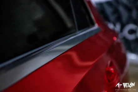 [광명랩핑 - 에이오리진] 벤츠 CLA45 AMG 레드크롬 전체랩핑 시공후기 / 안산,시흥,화성