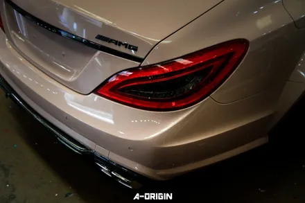 [ 서울랩핑 - 에이오리진 ] 벤츠 CLS63 AMG 레이즈 사하라베이지 전체랩핑 시공!!! / 안산,시흥,화성