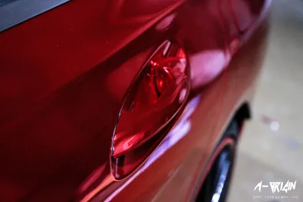 [광명랩핑 - 에이오리진] 벤츠 CLA45 AMG 레드크롬 전체랩핑 시공후기 / 안산,시흥,화성