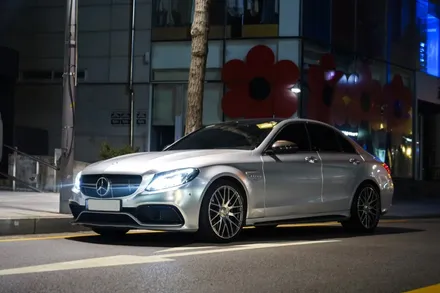 벤츠 C63amg 레이즈 GT실버 컬러 공개 / 안산,시흥,화성