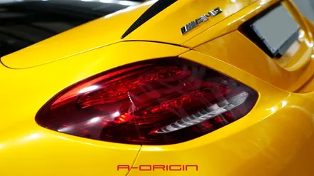 벤츠 C63AMG 레이즈 고스트옐로우 전체랩핑 시공후기 / 안산,시흥,화성