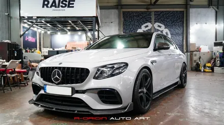 크레용 컬러의 대명사 벤츠 e63amg 레이즈 쿨그레이 / 안산,시흥,화성