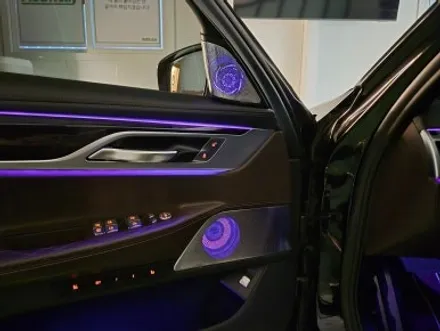 BMW G12 740Ld 회오리 풀 커버 앰비언트 시공과 스피커 튜닝으로 프리미엄 감성 차량 만들기