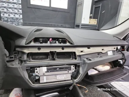 [대구 오디쎄이] BMW G30 520i 안드로이드 올인원 15인치 무스로이드 카오디오 스피커 크리스탈 기어봉 3종 세트