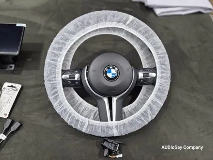대구 안드로이드 올인원 BMW F01 740d 인디비주얼 15인치 무스로이드, 핸들 열선 활성화 M 핸들 시공