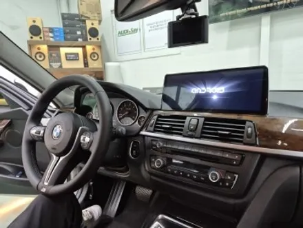BMW 안드로이드 올인원과 M 핸들 튜닝 시공  F30 320d 3시리즈