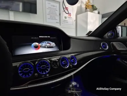 벤츠 W222 S63 AMG 전기형, 왜 모두가 송풍구 엠비언트를 찾을까?