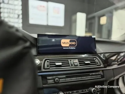 [대구 오디쎄이] BMW F10 520D 후방 카메라가 없는 2011년 CiC 차량 프리미엄 안드로이드 올인원 무스로이드 시공과 후방 카메라 활성화 카오디오