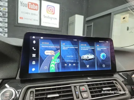 [대구 오디쎄이] BMW 안드로이드 올인원 12.3인치 무스로이드 M 핸들 패키지 코딩 F10 520D