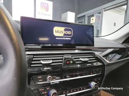 [대구 오디쎄이] BMW G30 520i 안드로이드 올인원 15인치 무스로이드 카오디오 스피커 크리스탈 기어봉 3종 세트