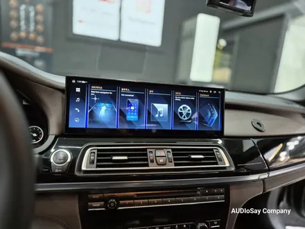 대구 안드로이드 올인원 BMW F01 740d 인디비주얼 15인치 무스로이드, 핸들 열선 활성화 M 핸들 시공