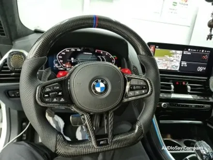 BMW G15 M850i, 신형 카본 D컷 핸들 튜닝과 M1, M2 M 버튼 활성화