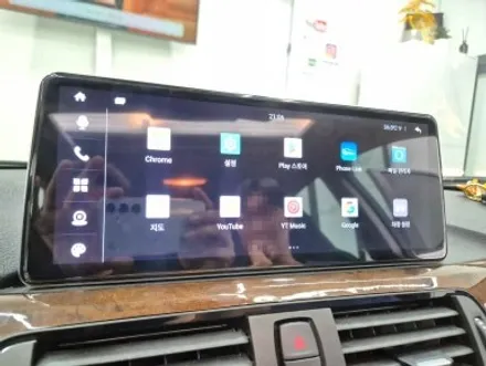 BMW 안드로이드 올인원과 M 핸들 튜닝 시공  F30 320d 3시리즈