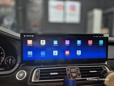 [대구 오디쎄이] BMW F01 7시리즈 740i 프리미엄 안드로이드 올인원 15인치 무스로이드 카오디오 음질 향상