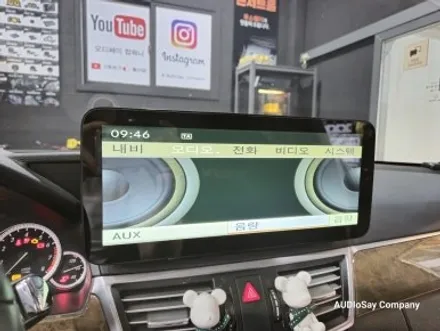 [대구 오디쎄이]벤츠 W212 E300 안드로이드 올인원 후방카메라 하이패스