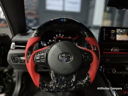 [대구 오디쎄이] 도요타 수프라 GR 커스텀 핸들 튜닝과 크리스탈 기어봉 3종 세트 시공 Toyota GR Supra