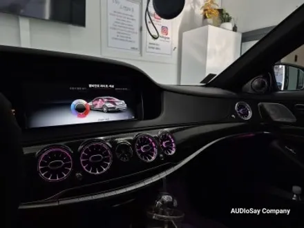 벤츠 W222 S63 AMG 전기형, 왜 모두가 송풍구 엠비언트를 찾을까?