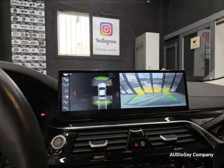 [대구 오디쎄이] BMW G30 520i 안드로이드 올인원 15인치 무스로이드 카오디오 스피커 크리스탈 기어봉 3종 세트