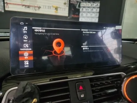 대구 BMW 안드로이드 올인원+M핸들 세트, 블랙박스+보조배터리 세트 F30 320D