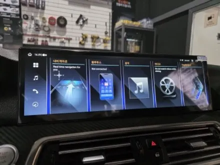 [대구 오디쎄이]BMW 15인치 안드로이드 올인원 스피커 튜닝 카오디오