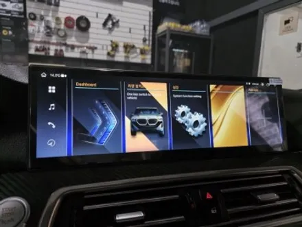 [대구 오디쎄이]BMW 15인치 안드로이드 올인원 스피커 튜닝 카오디오