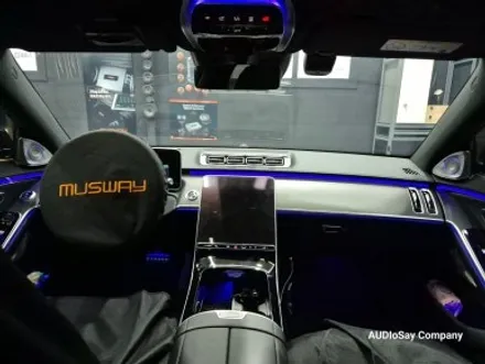 [대구 오디쎄이] 벤츠 카오디오 W223 S 클래스 S400d 숏바디 액티브 엠비언트, 루프 부메스터, 데고 마스터 스피커