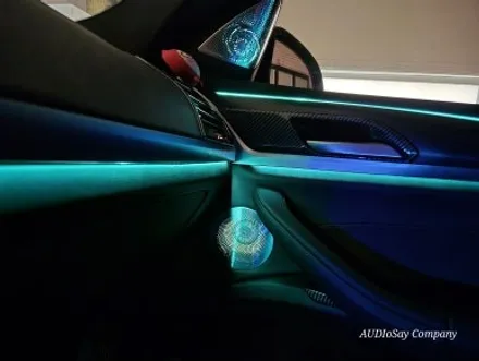 BMW G02 X4, 감성과 사운드를 동시에 완성하다. 대구 BMW 회오리 풀 커버 엠비언트 & 카오디오 시공기