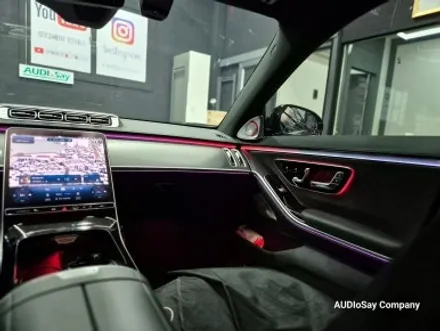 [대구 오디쎄이] 벤츠 카오디오 W223 S 클래스 S400d 숏바디 액티브 엠비언트, 루프 부메스터, 데고 마스터 스피커
