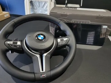 대구 BMW 안드로이드 올인원+M핸들 세트, 블랙박스+보조배터리 세트 F30 320D