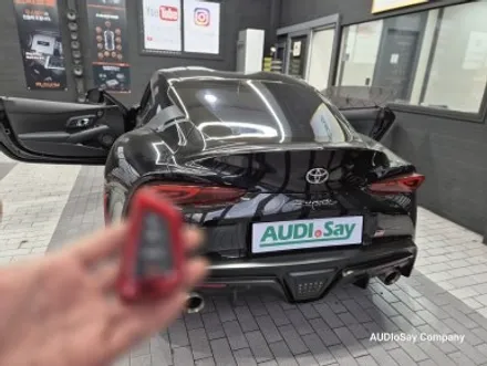 [대구 오디쎄이] 도요타 수프라 GR 커스텀 핸들 튜닝과 크리스탈 기어봉 3종 세트 시공 Toyota GR Supra