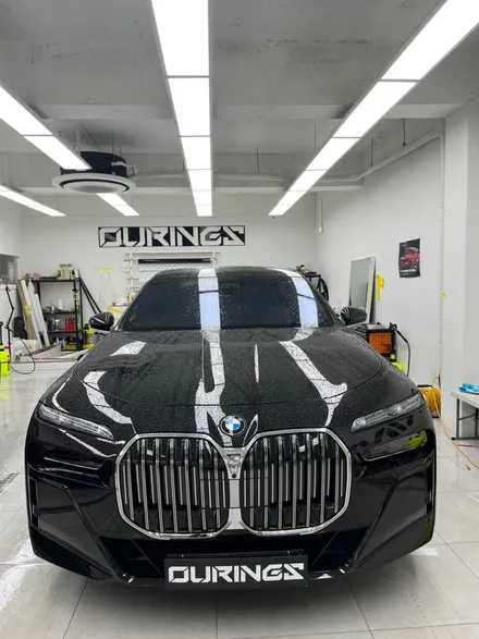 수지 분당 랩핑 BMW 7시리즈 듀오톤 또 했습니다. 샴페인골드 상판! / 서초, 강남, 양재