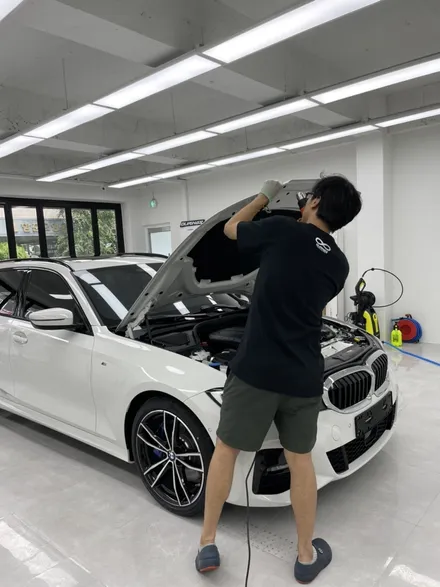 [강남PPF] BMW 3시리즈 320d Touring, aka 3투어링 보닛/생활보호 PPF 패키지 / 서초, 강남, 양재