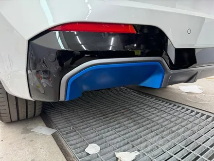 잠실 랩핑 BMW iX3 부분 랩핑, 전기차 느낌 확 살리기 / 서초, 강남, 양재