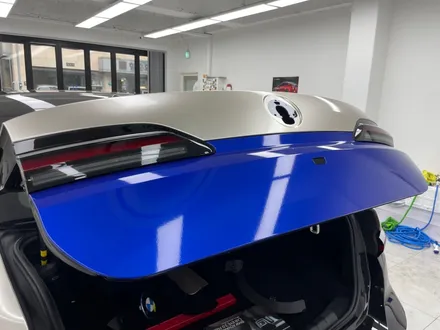 강남 랩핑 BMW i7 듀오톤 랩핑 위아래 둘 다 라인 칼 / 서초, 강남, 양재